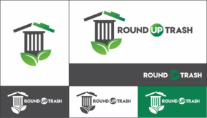 Logo Design by mgfrontado for Round Up Trash | Design: #17145051