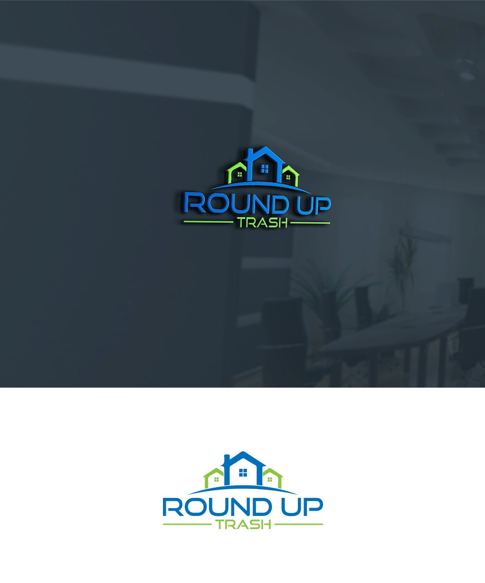 Logo Design by tinuqazI for Round Up Trash | Design: #17141000
