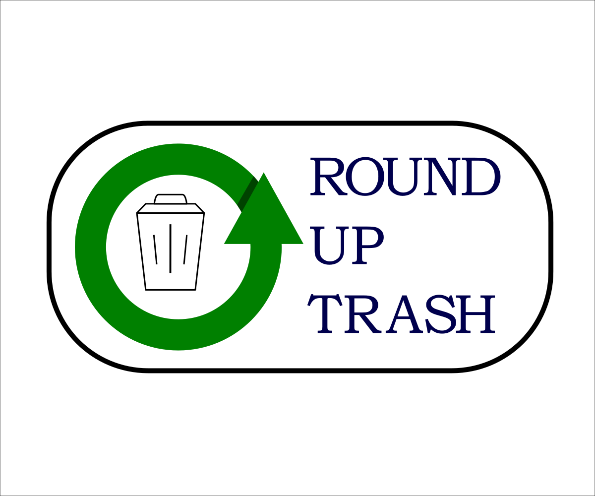 Logo Design by Decky for Round Up Trash | Design #17148694