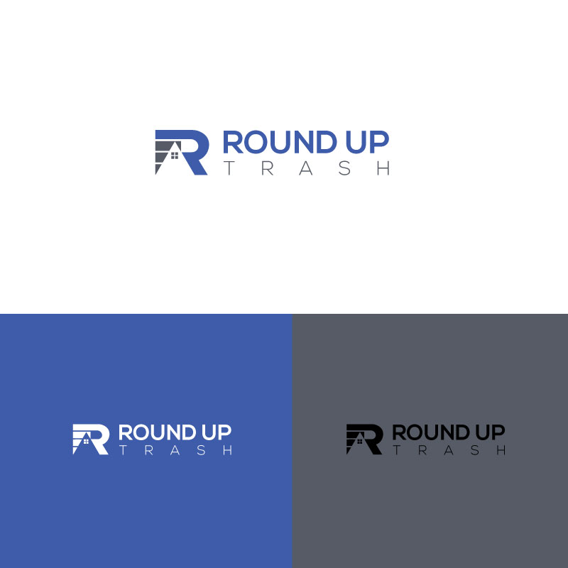 Logo Design by Nazir Ahmed 3 for Round Up Trash | Design #17154896