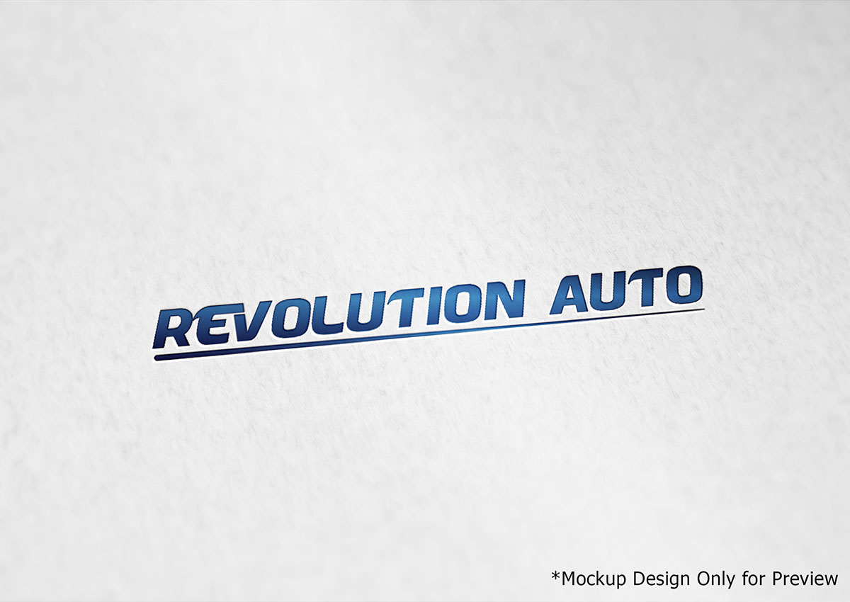 Logo Design by Liyana for Revolution Auto | Design #17173771