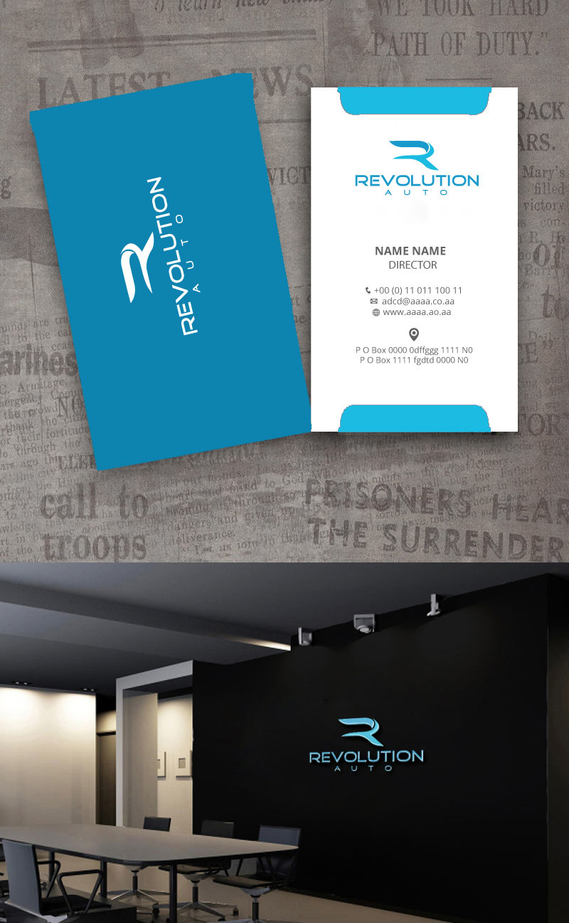 Logo Design by zebronicgraphic for Revolution Auto | Design #17175780