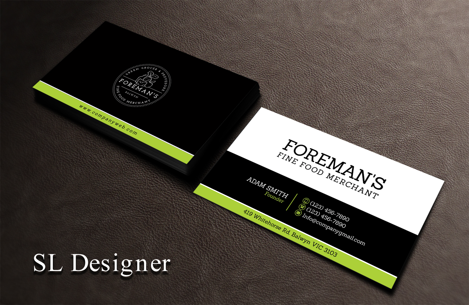 Business Card Design by SL Designer for this project | Design #17145573