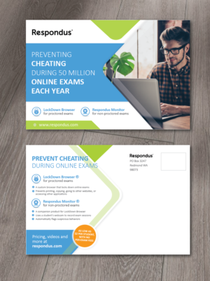 Postcard design for online testing software | Diseño de Postal por alex989