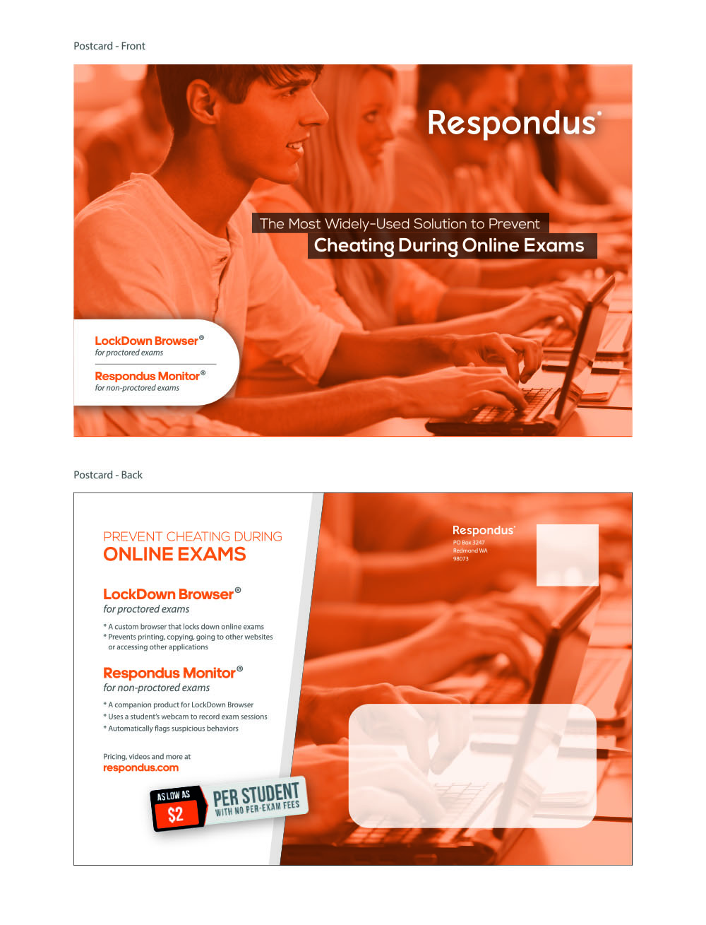 Diseño de Postal por RD Brand Architects para Respondus | Diseño #17302911