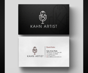 Business Card Design by Designers Hub for Kahn Artist Media | Design: #17152778