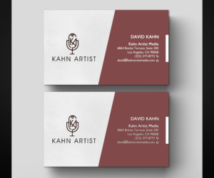 Business Card Design by Designers Hub for Kahn Artist Media | Design: #17153226
