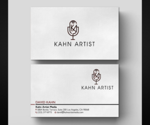Business Card Design by Designers Hub for Kahn Artist Media | Design: #17153334