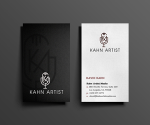 Business Card Design by Designers Hub for Kahn Artist Media | Design: #17153549