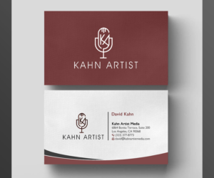 Business Card Design by Designers Hub for Kahn Artist Media | Design: #17153699