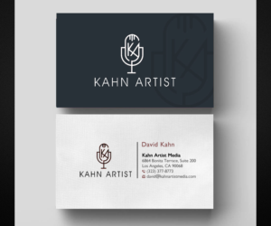 Business Card Design by Designers Hub for Kahn Artist Media | Design: #17202655