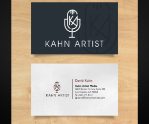 Business Card Design by Designers Hub for Kahn Artist Media | Design: #17258086