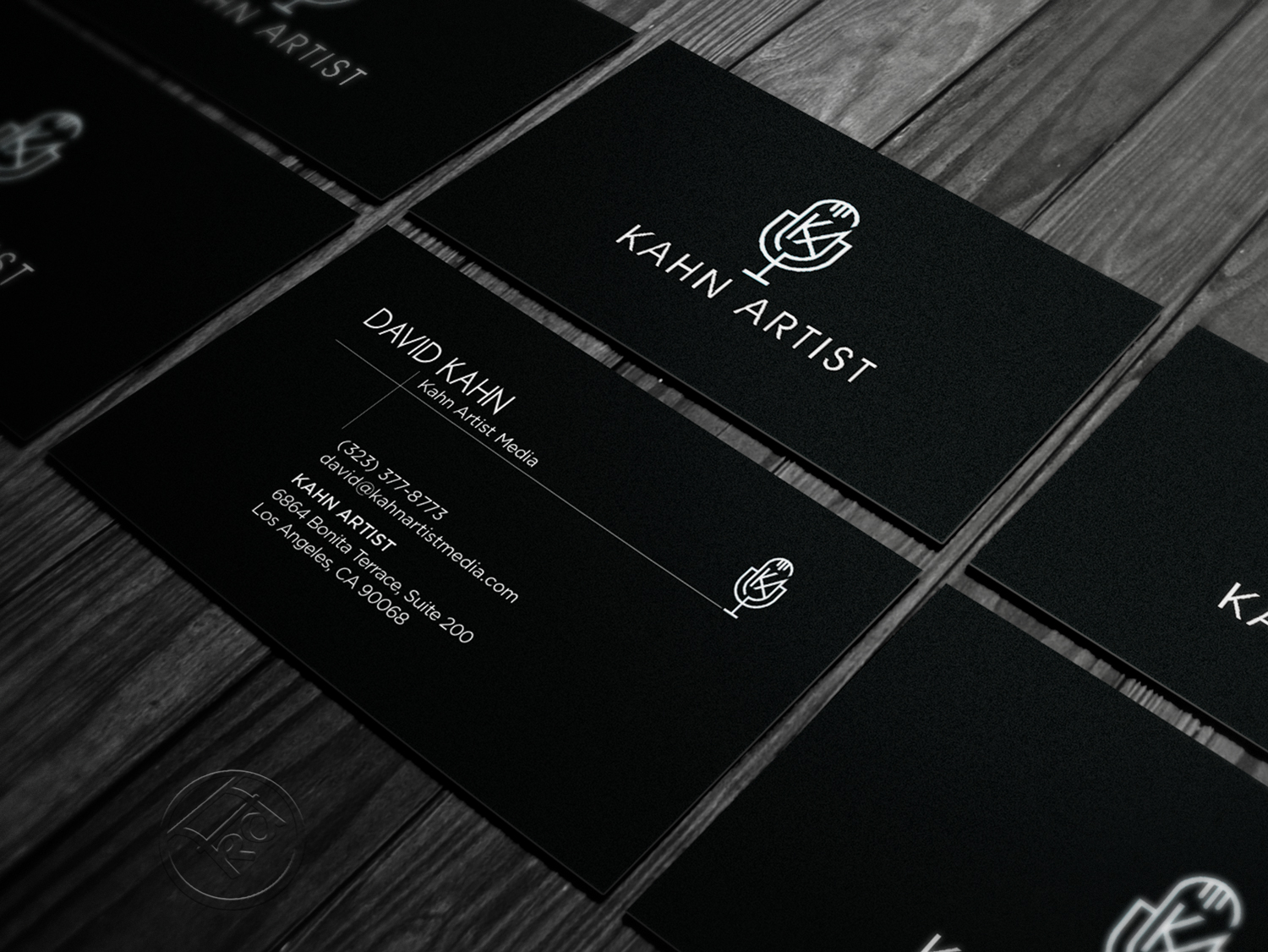 Design de Carte de Visite par kreativedhir pour Kahn Artist Media | Design #17150692