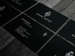 Diseño de Tarjeta de Presentación por kreativedhir para Kahn Artist Media | Diseño: #17150692