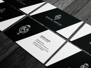 Diseño de Tarjeta de Presentación por kreativedhir para Kahn Artist Media | Diseño: #17150853