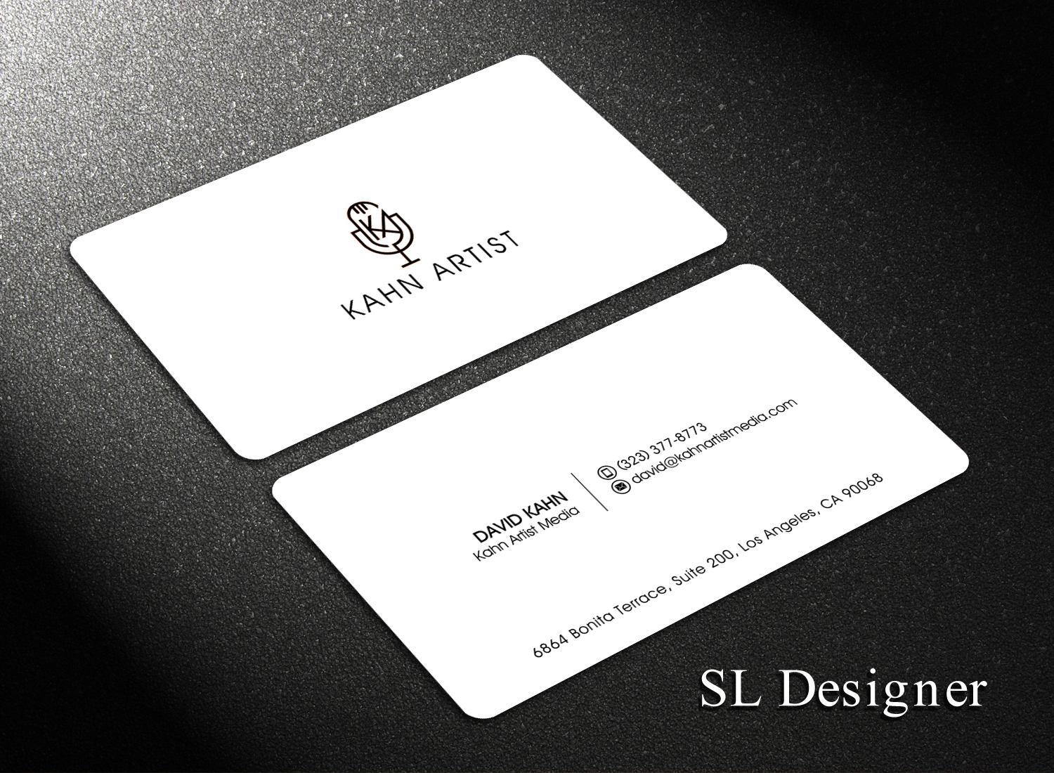 Diseño de Tarjeta de Presentación por SL Designer para Kahn Artist Media | Diseño #17146294