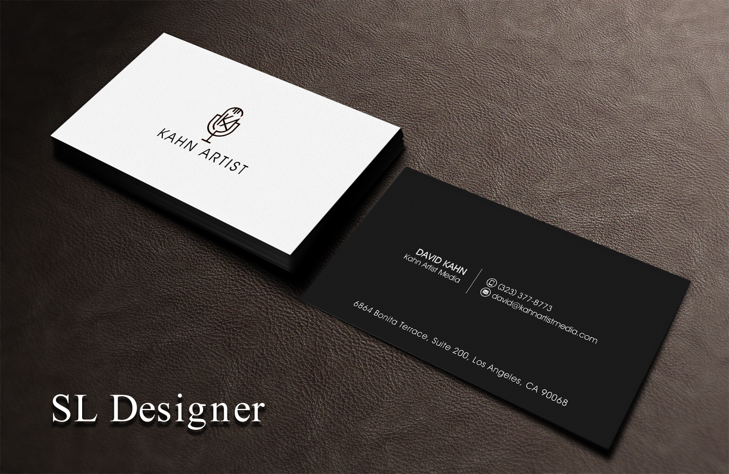 Diseño de Tarjeta de Presentación por SL Designer para Kahn Artist Media | Diseño #17146298