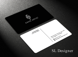 Business Card Design by SL Designer for Kahn Artist Media | Design: #17146299