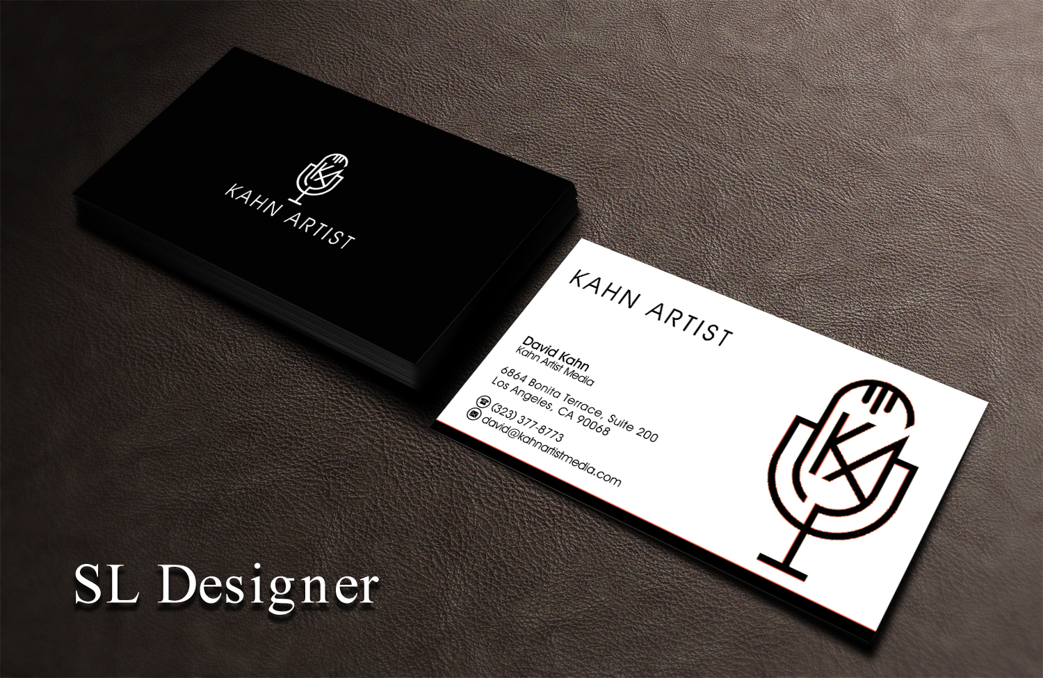 Diseño de Tarjeta de Presentación por SL Designer para Kahn Artist Media | Diseño #17146315