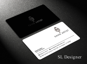 Business Card Design by SL Designer for Kahn Artist Media | Design: #17146393