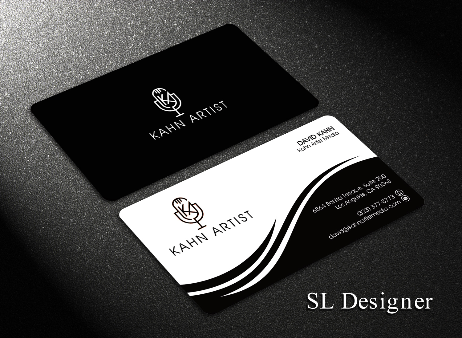 Diseño de Tarjeta de Presentación por SL Designer para Kahn Artist Media | Diseño #17146394