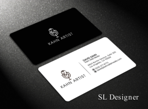 Business Card Design by SL Designer for Kahn Artist Media | Design: #17251484