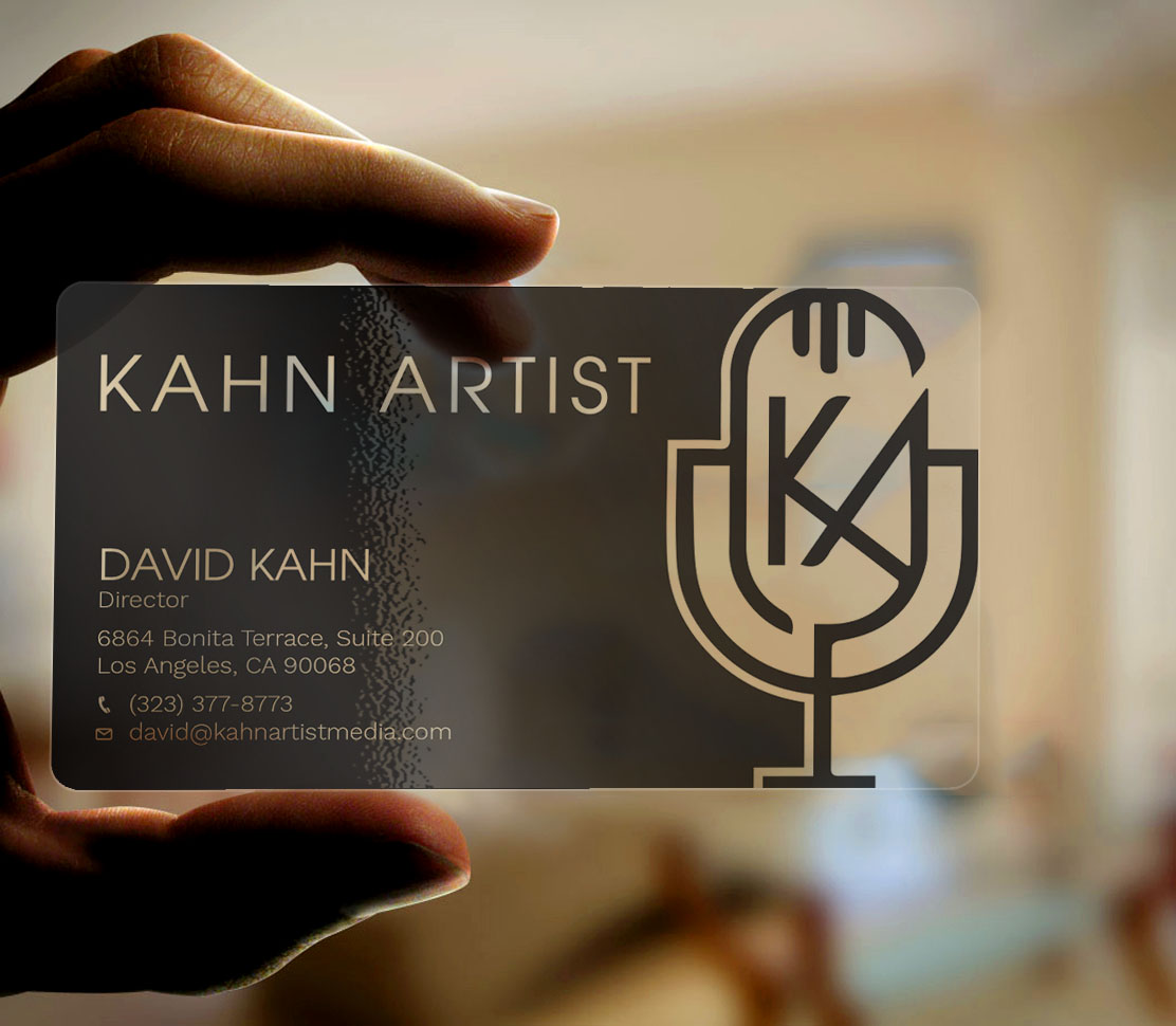 Business Card Design by Tripti Ranjan Gain for Kahn Artist Media | Design #17150753