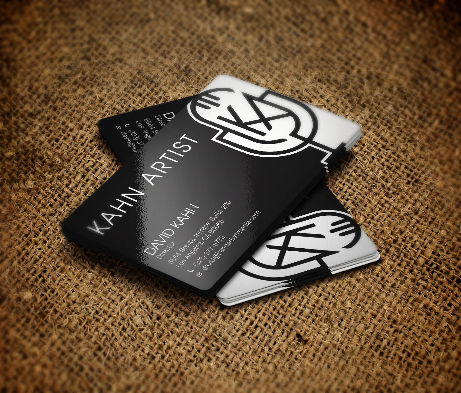 Diseño de Tarjeta de Presentación por Tripti Ranjan Gain para Kahn Artist Media | Diseño #17150754