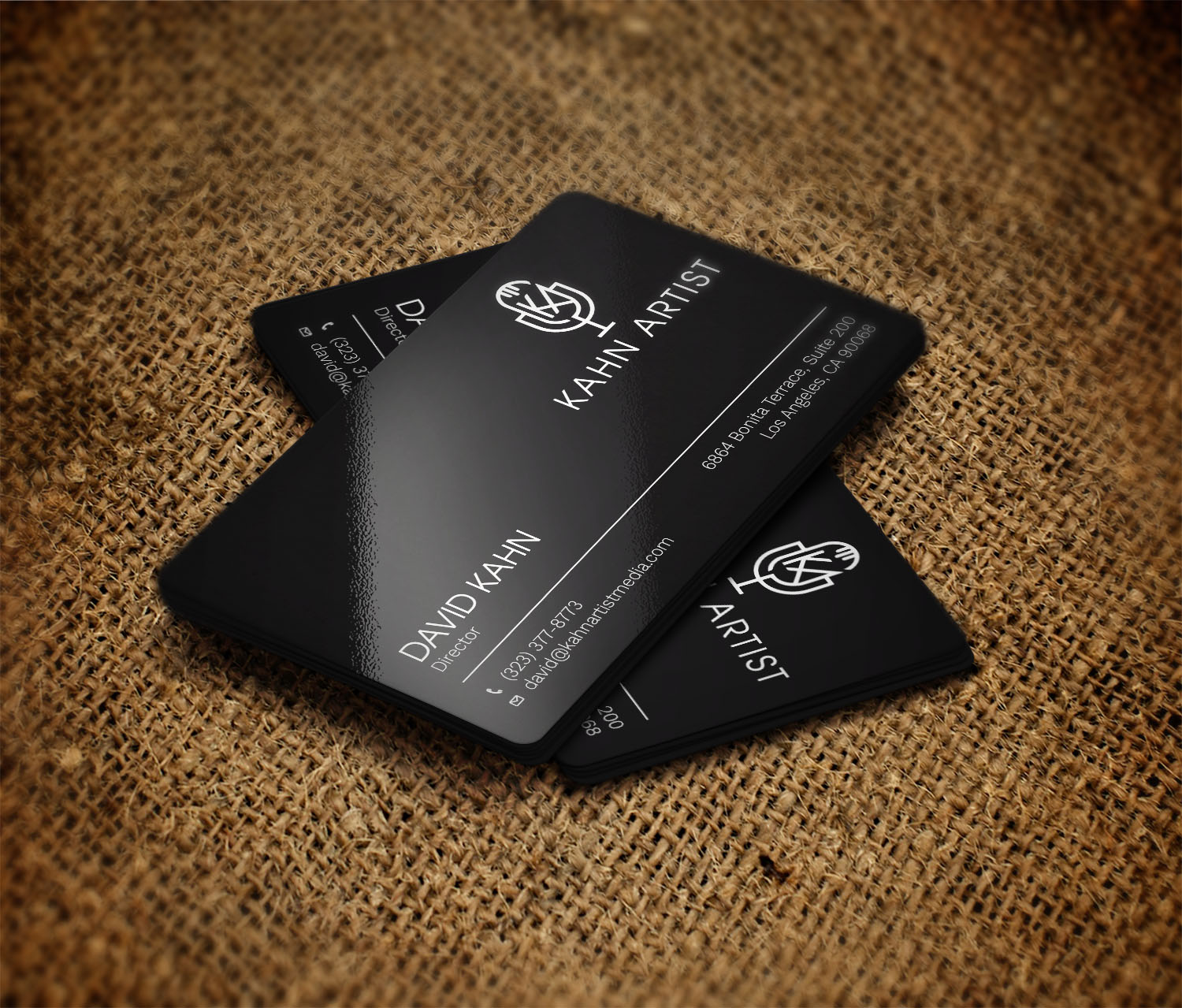 Diseño de Tarjeta de Presentación por Tripti Ranjan Gain para Kahn Artist Media | Diseño #17150773