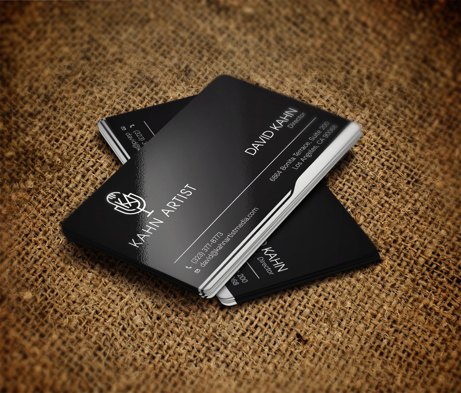Diseño de Tarjeta de Presentación por Tripti Ranjan Gain para Kahn Artist Media | Diseño #17150775