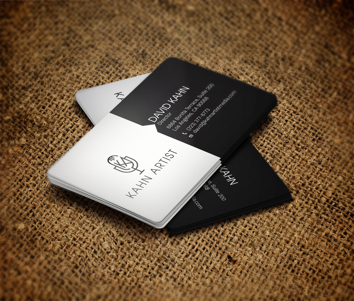 Diseño de Tarjeta de Presentación por Tripti Ranjan Gain para Kahn Artist Media | Diseño #17150778