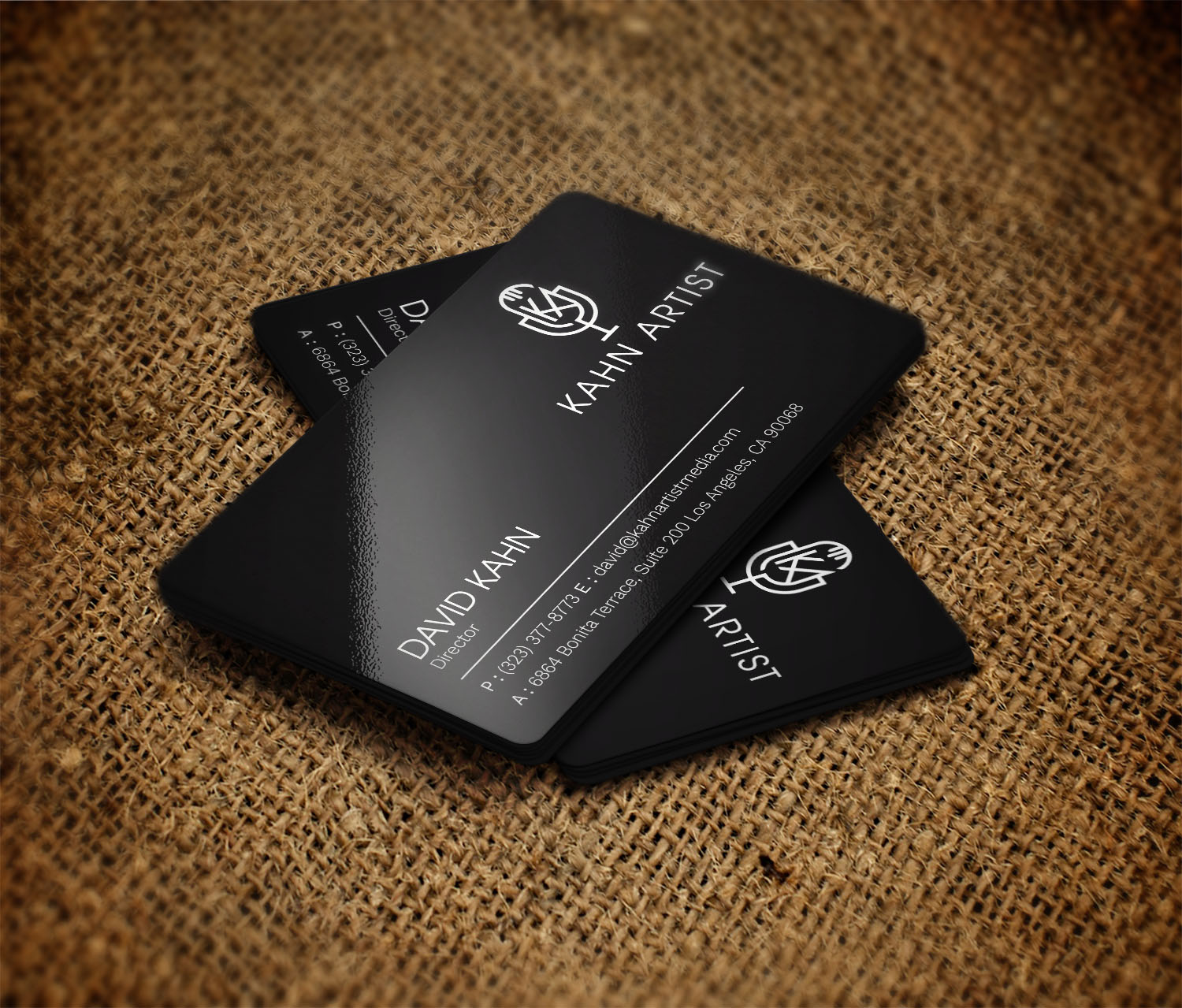 Diseño de Tarjeta de Presentación por Tripti Ranjan Gain para Kahn Artist Media | Diseño #17150780