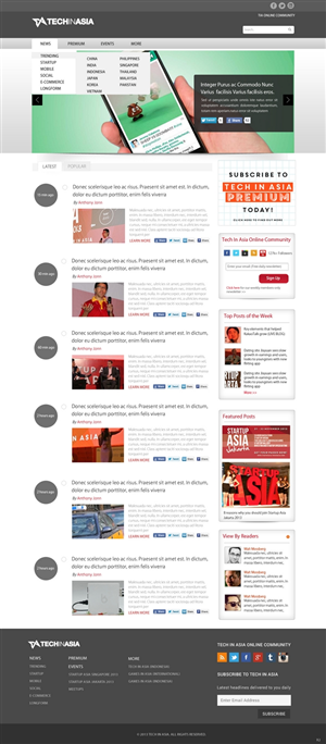 Web Design by pb for Wizer Studios | Design: #2735582