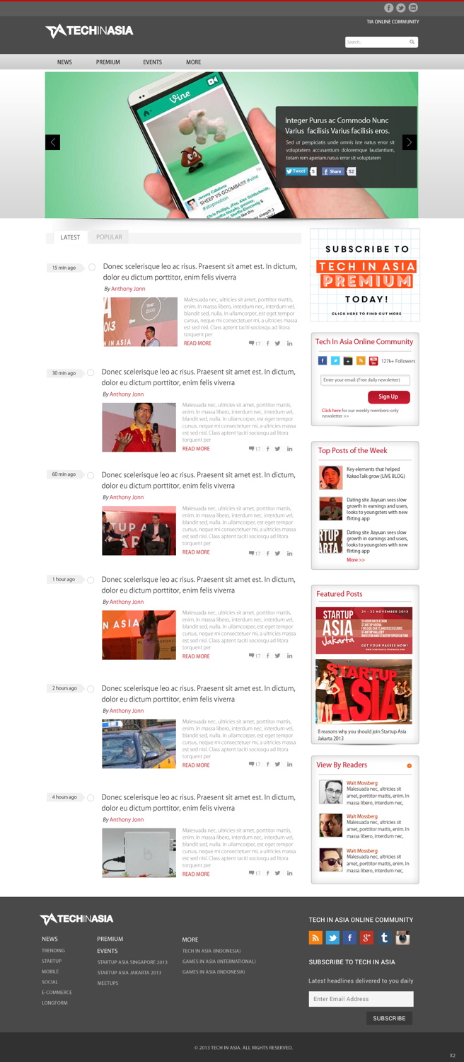 Web Design by pb for Wizer Studios | Design #2742711