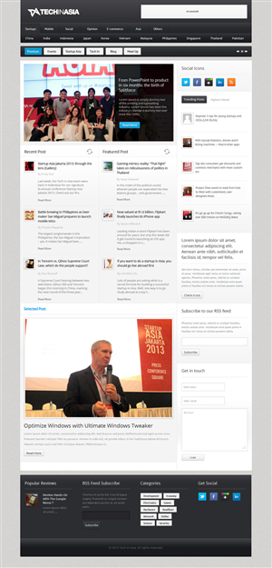 Web Design by OM for Wizer Studios | Design: #2724442