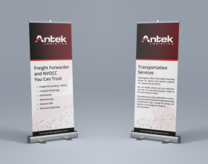Design de Stand d'Exposition par Alexandar pour Antek Logistics Ltd | Design : #17225389