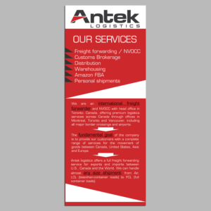 Design de Stand d'Exposition par elveneclipse pour Antek Logistics Ltd | Design : #17154606