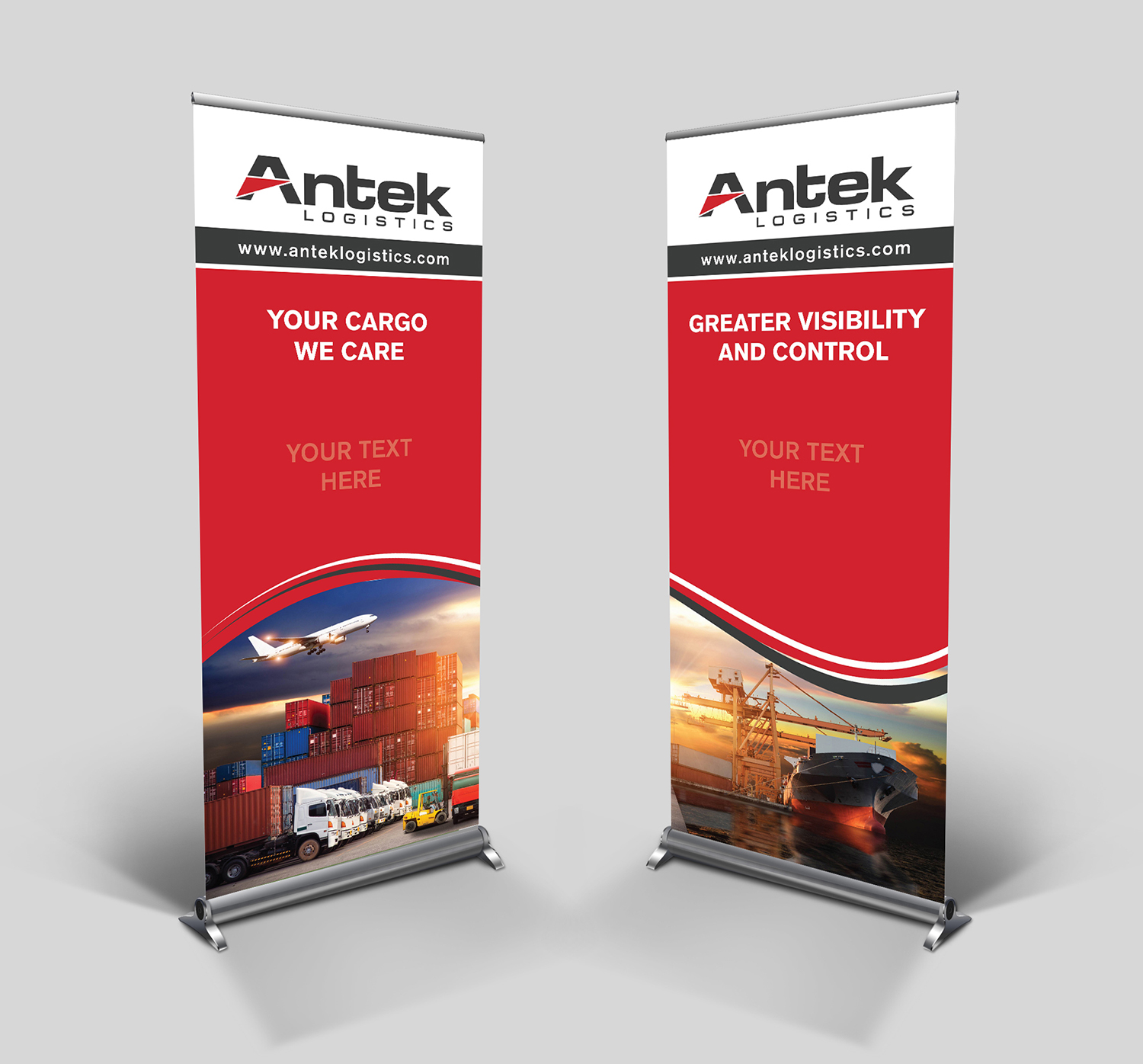 Trade Show Booth Design by mmmarif1982 for Antek Logistics Ltd | Design #17148182