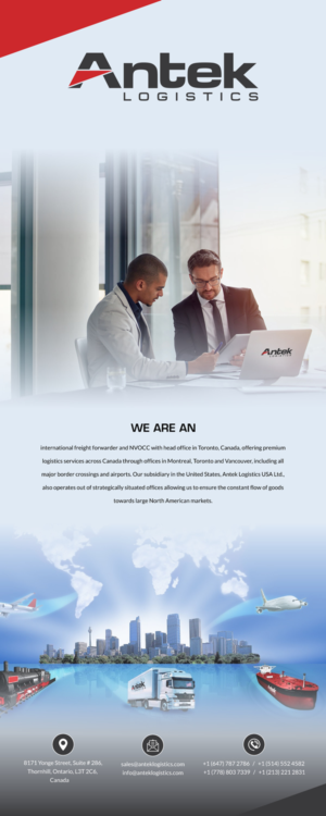 Trade Show Booth Design by S maurya for Antek Logistics Ltd | Design: #17221522