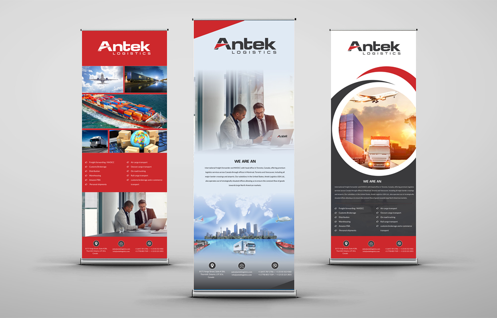 Trade Show Booth Design by S maurya for Antek Logistics Ltd | Design #17221524