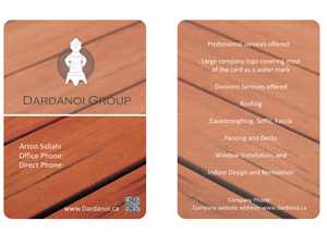 Visitenkarten-Design von Acuarela für dieses Projekt | Design: #649698