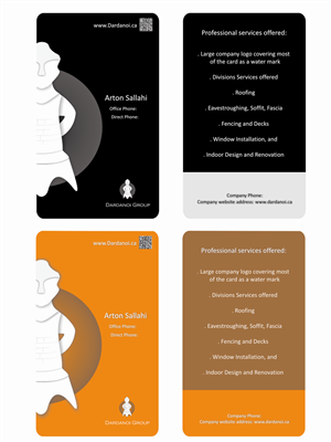 Business Card Design Project and Logo Enhancement
