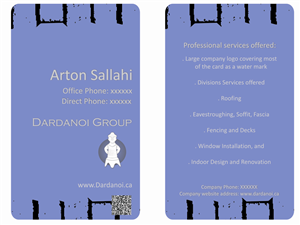 Visitenkarten-Design von Acuarela für dieses Projekt | Design: #651345