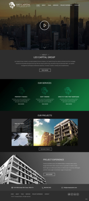 Wordpress Design by pb for Leo Capital Group | Design: #17162178