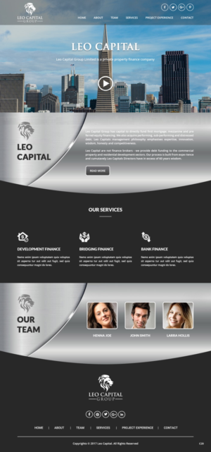 Wordpress Design by pb for Leo Capital Group | Design: #17162187