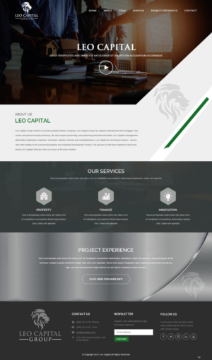 Wordpress Design by pb for Leo Capital Group | Design: #17173293