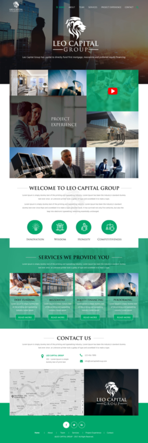 Wordpress Design by rightway for Leo Capital Group | Design: #17197431