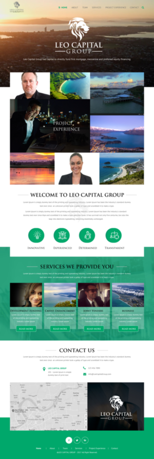 Wordpress Design by rightway for Leo Capital Group | Design: #17257004