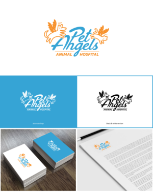 Logo Design by MoonFeather for Pet Angels Animal Hospitals | Design #17152655