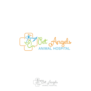 Logo Design by Basksh Designs for Pet Angels Animal Hospitals | Design: #17160788